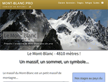 Tablet Screenshot of mont-blanc.pro